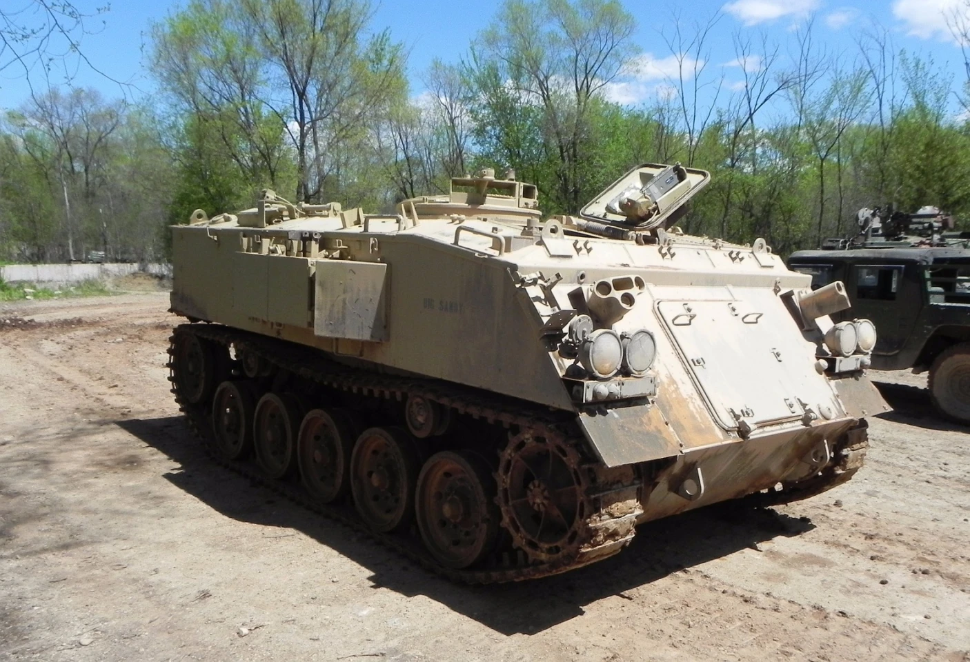 The small FV432 armored personnel carrier (APC) is a staple of the British military