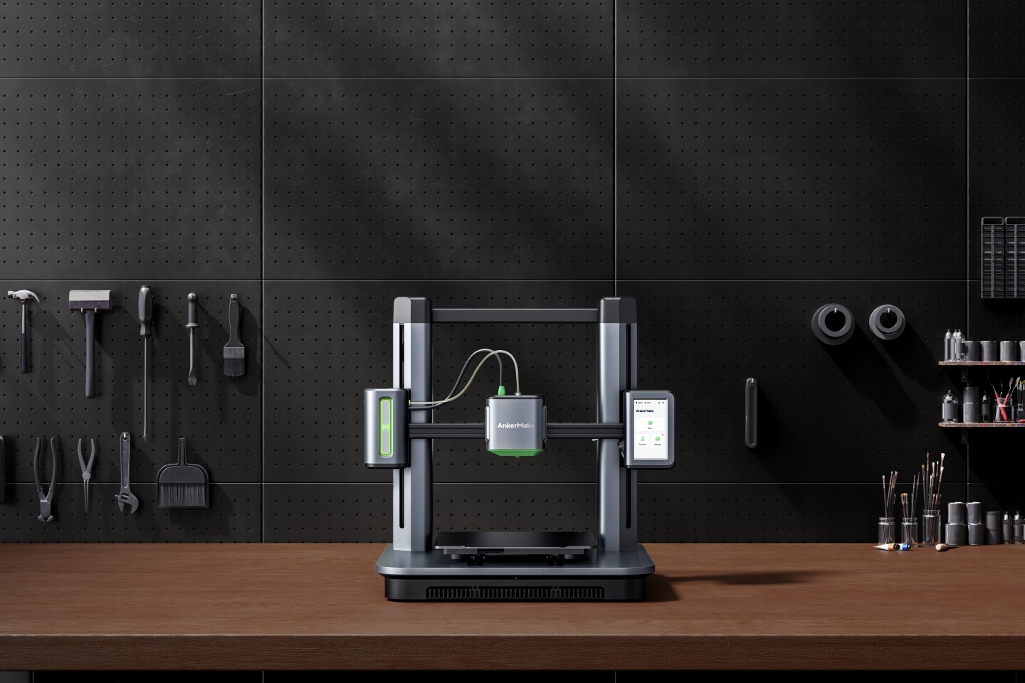 The AnkerMake M5 caters for large prints, uses a built-in AI camera to monitor print progress so you don't have to keep a constant vigil and can be operated and monitored via a mobile app running on a smartphone