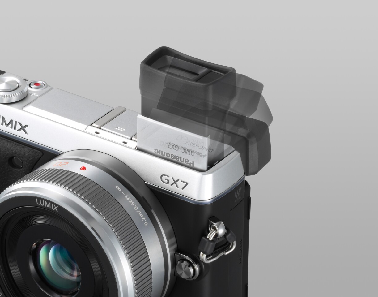 Panasonic's Lumix DMCGX7 mirrorless camera gets its tilt on twice