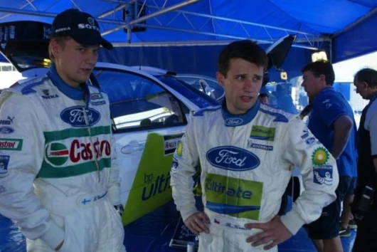 Ford's Toni Gardemeister and Roman Kresta kept Ford's point-scoring record intact by both finishing in the points