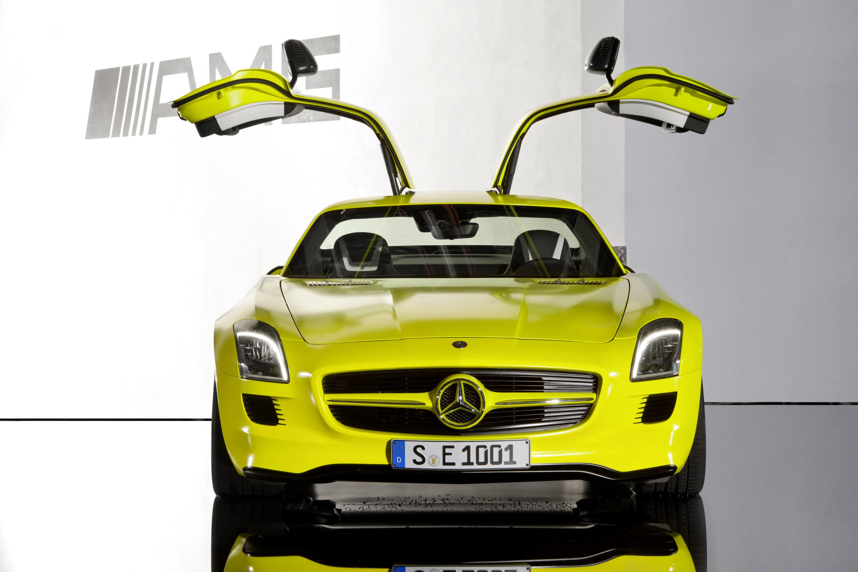 The original Mercedes SLS AMG E-Cell had 525 hp and 650 lb-ft of torque, compared to 751 hp and 738 kb-ft on the production E-Drive