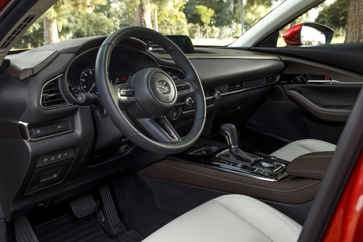 The driver-centric build of the Mazda CX-30 manages to create confidence without becoming cramped