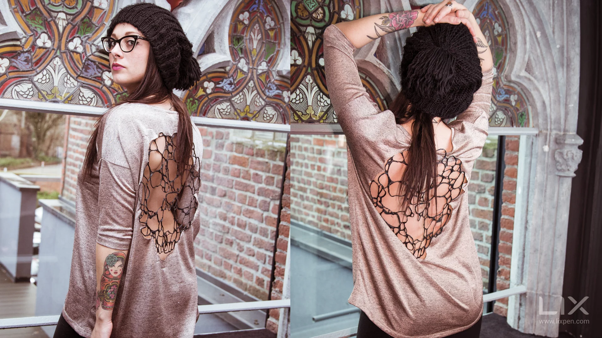 The printed designs can even be incorporated into clothing