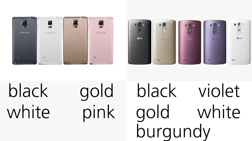 Color options