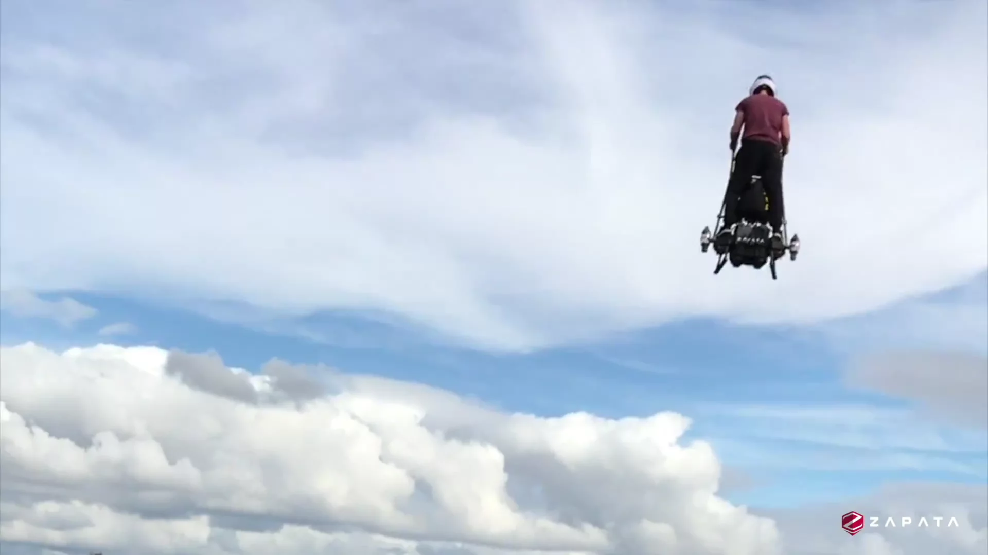 The Zapata Ezfly is capable of reaching altitudes of up to 10,000 feet and speeds of 80 mph (129 km/h)