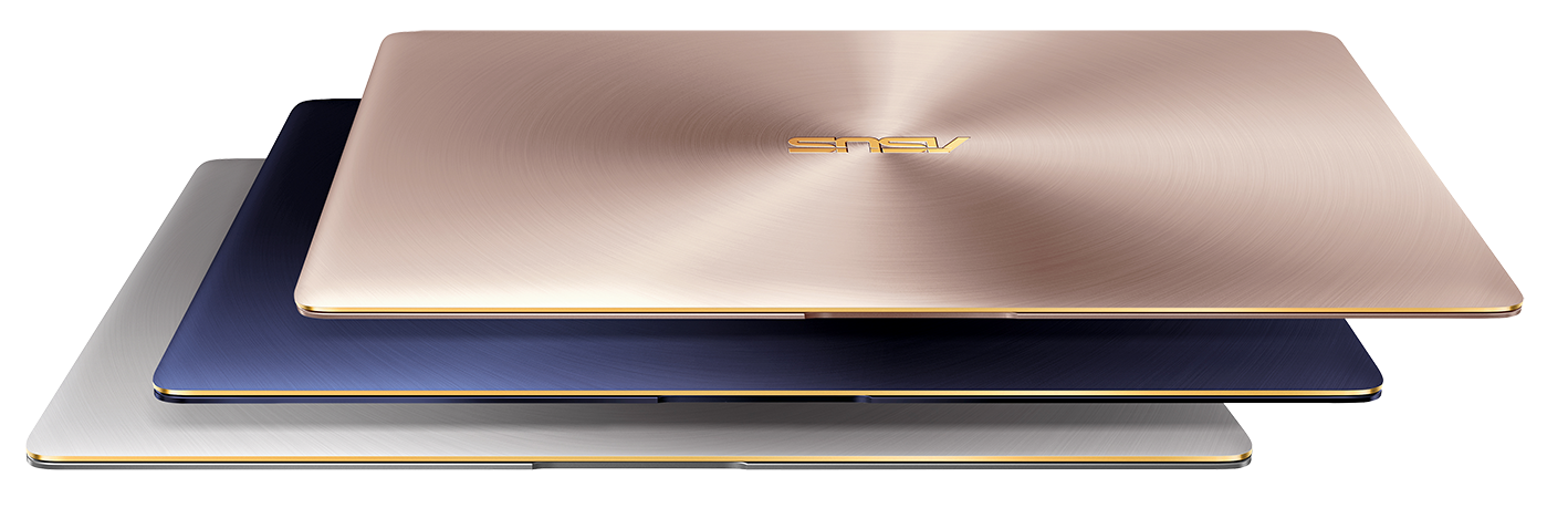 The three colors of the ZenBook 3