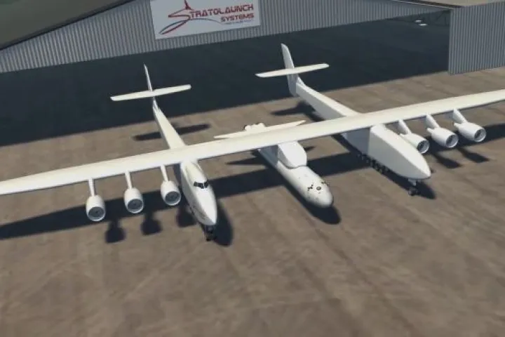 Stratolaunch Systems has announced new developments in its air launch system for spacecraft, which will incorporate the world's largest airplane