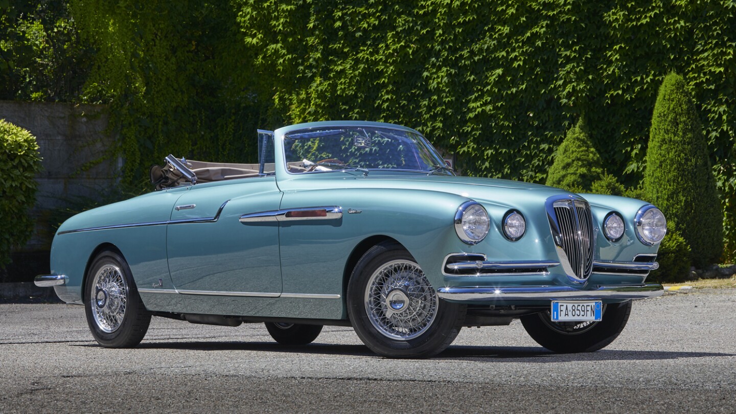 2018 Monterey Car Week Auction Report | 1953 Lancia Aurelia B52 Cabriolet | Lot withdrawn | Estimate: from $700,000 to $900,000Auction: Gooding & Co | Lot 175 | Official Description