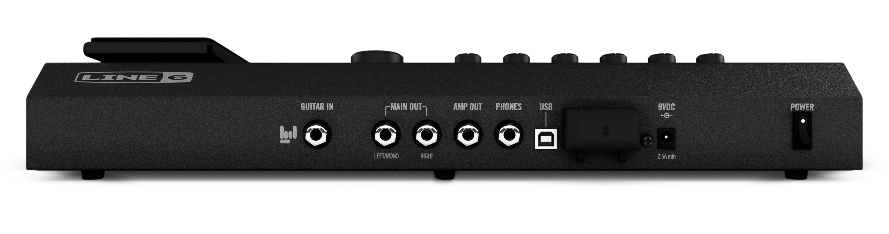 Connectivity options to the rear of the unit
