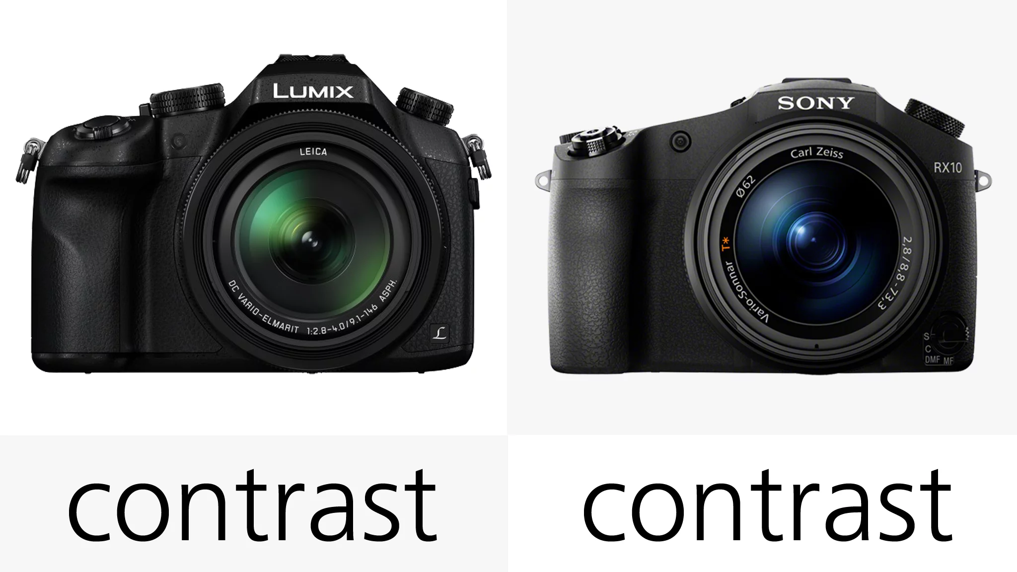 The Panasonic FZ1000 and Sony RX10 both use contrast-detection autofocus