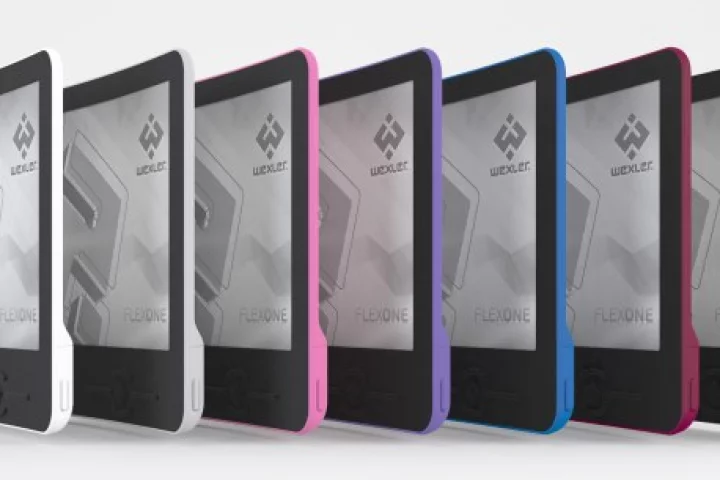 Wexler's Flex ONE, claimed to be the thinnest, lighest ereader yet, is the first flexible ereader based on LG's Electronic Paper Display technology