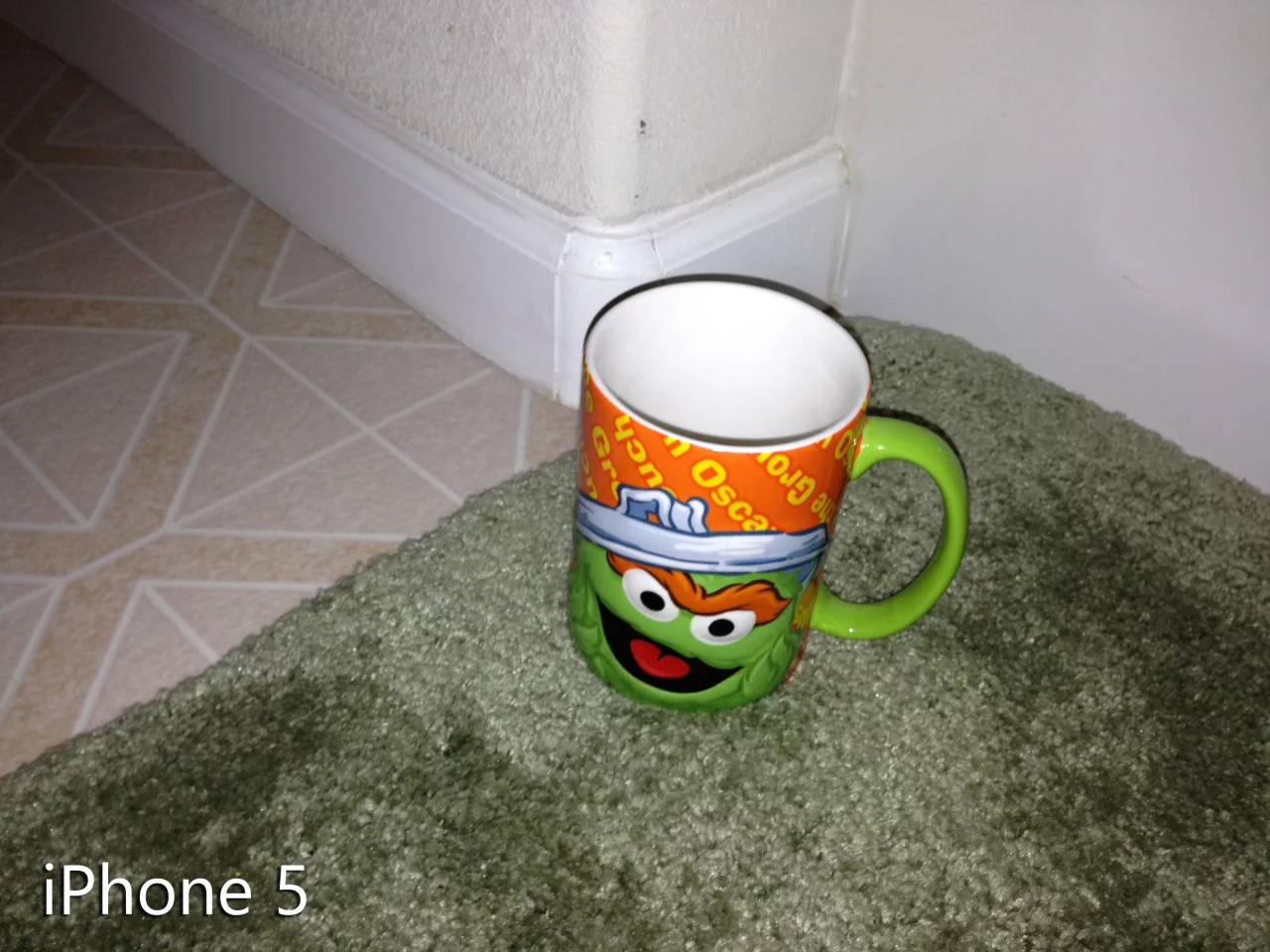 The same shot (iPhone 5) with the flash on