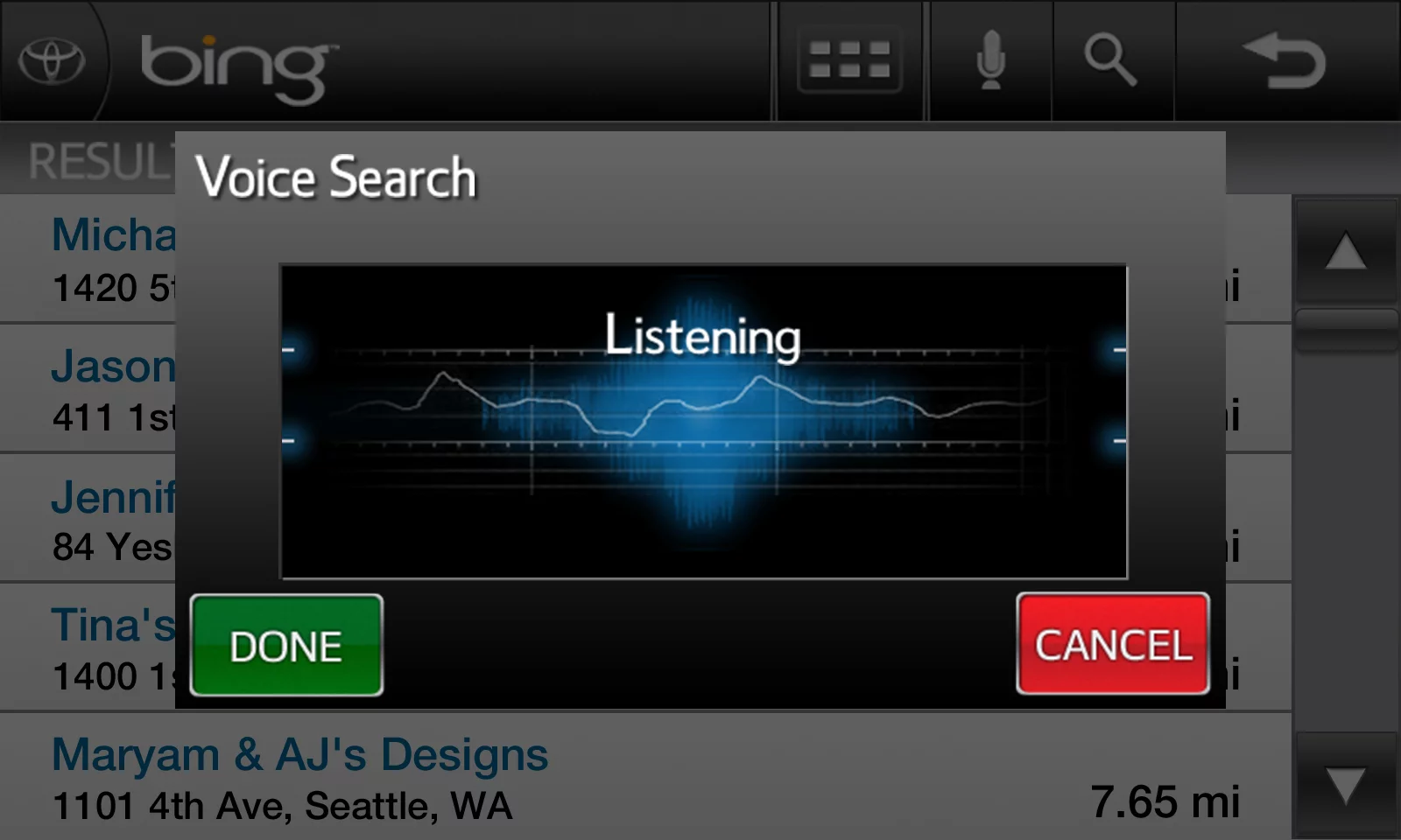 Toyota Entune System