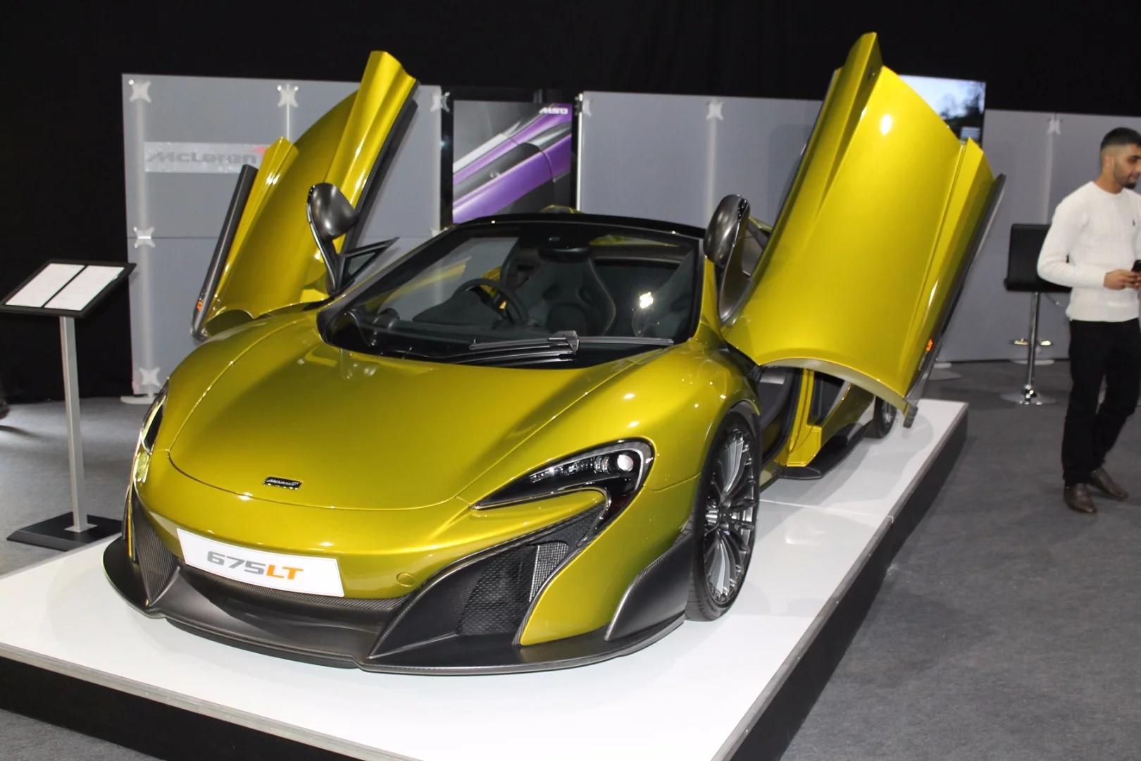The McLaren 675LT is a track-focused supercar from the British marque