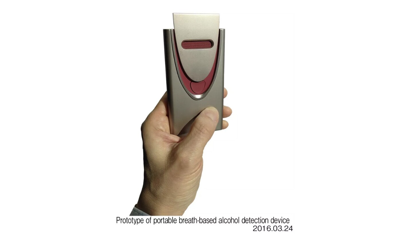 The smart key prototype can integrate with a car's display panel and ignition interlock