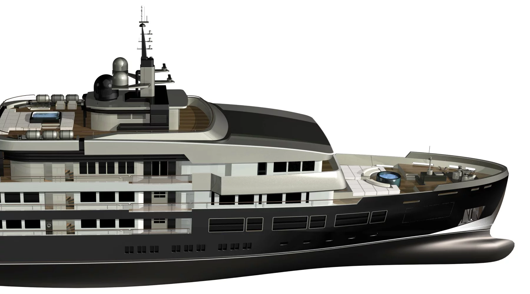 The NPe75 would have a steel hull and aluminum superstructure