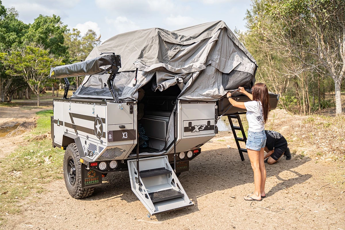 Setting up the Patriot Campers X3