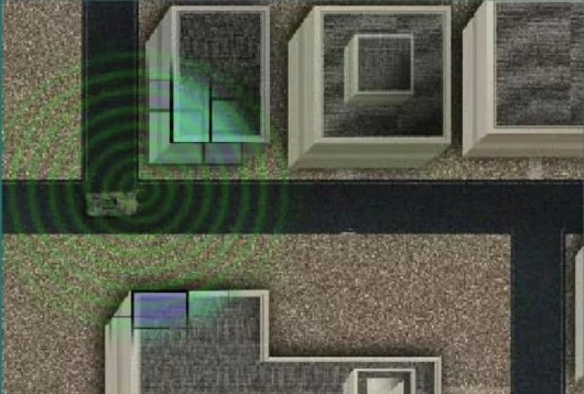 Imagine a commander being able to drive or fly down a city block and monitor buildings on both sides of the street, to find occupants inside, determine the layouts of the buildings, and locate weapon caches.