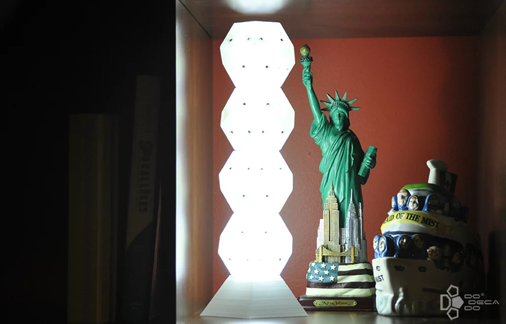Stackable, customizable Dodecado LED lighting