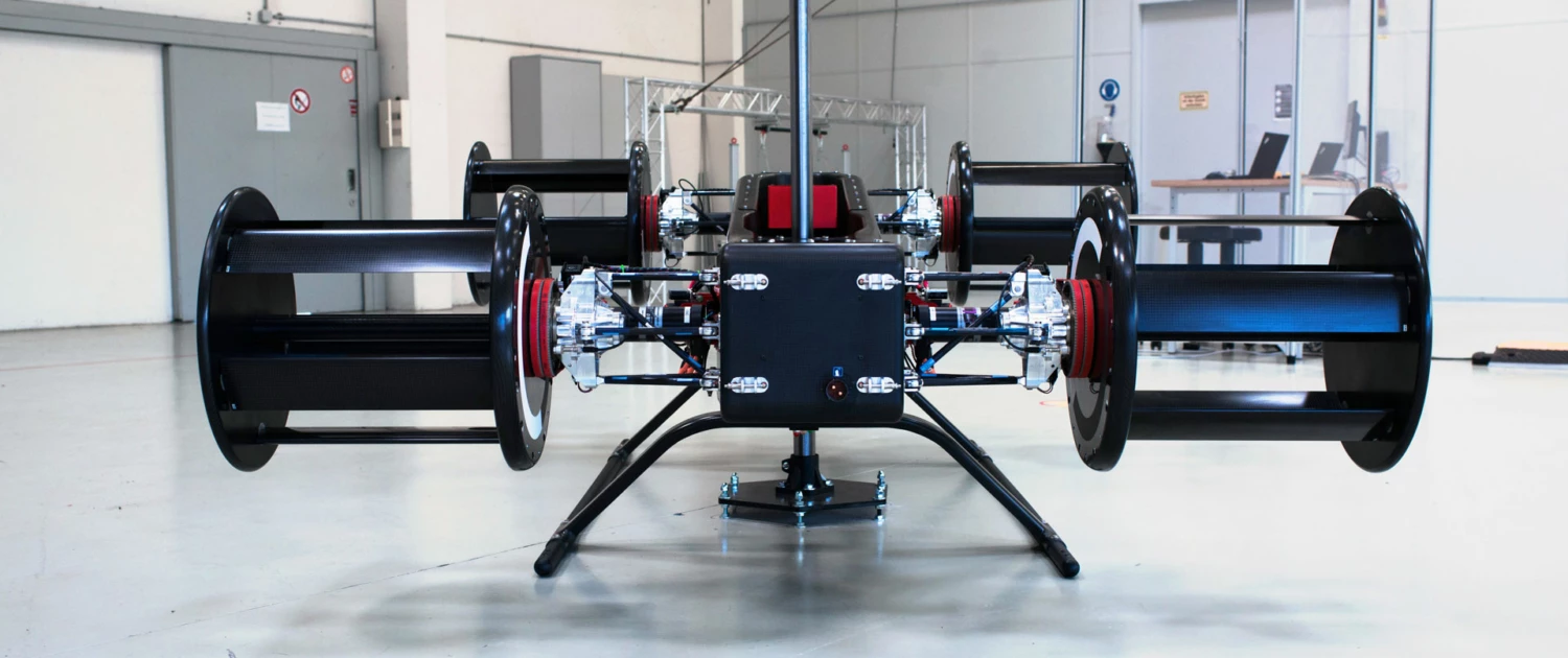 Cyclotech's 83 kg test demonstrator has completed its first flight test