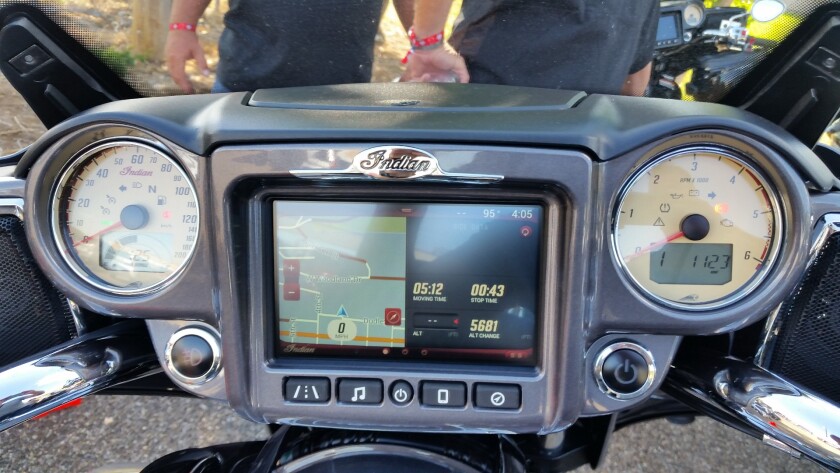 The Ride Command System provides single and dual screen views of a multitude of information and functionality