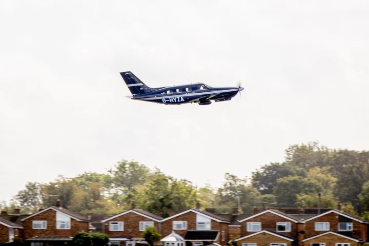 The first flight of the hydrogen-fuel-cell-powered Piper M-class