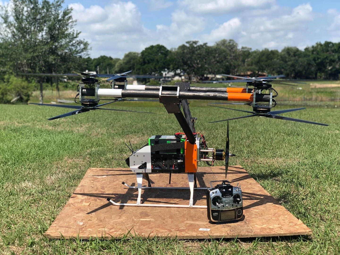 The quarter scale ATLIS prototype is remote controlled, but the production version will fly autonomously