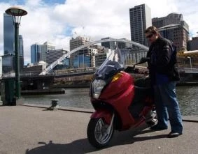 The Vectrix Electric Maxi-Scooter