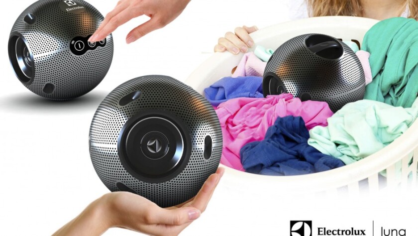 Luna is an autonomous washing sphere