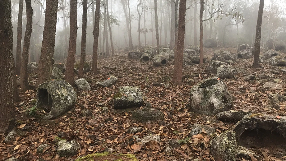 The new sites were discovered in remote and mountainous regions of Laos