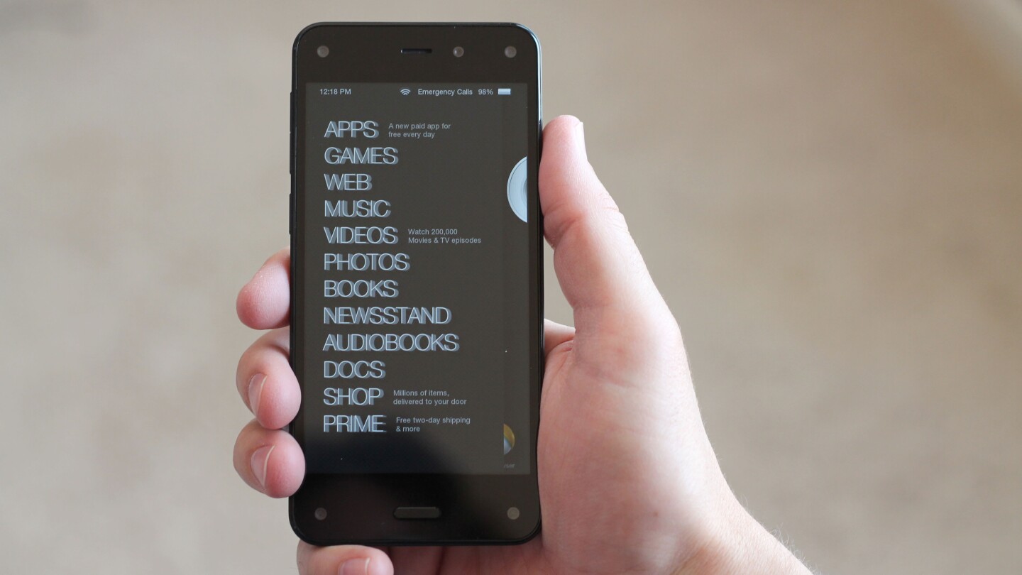 Dynamic Perspective is a 3D-ish technology that lets you tilt your head (or phone) to see objects onscreen from slightly different angles