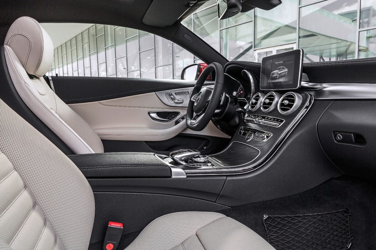 The C-Class Coupe is available with a wide range of driver aids
