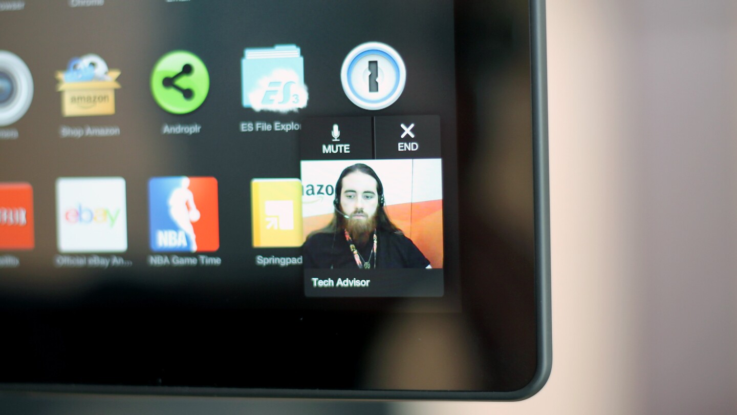 Mayday puts an Amazon customer support rep on your screen