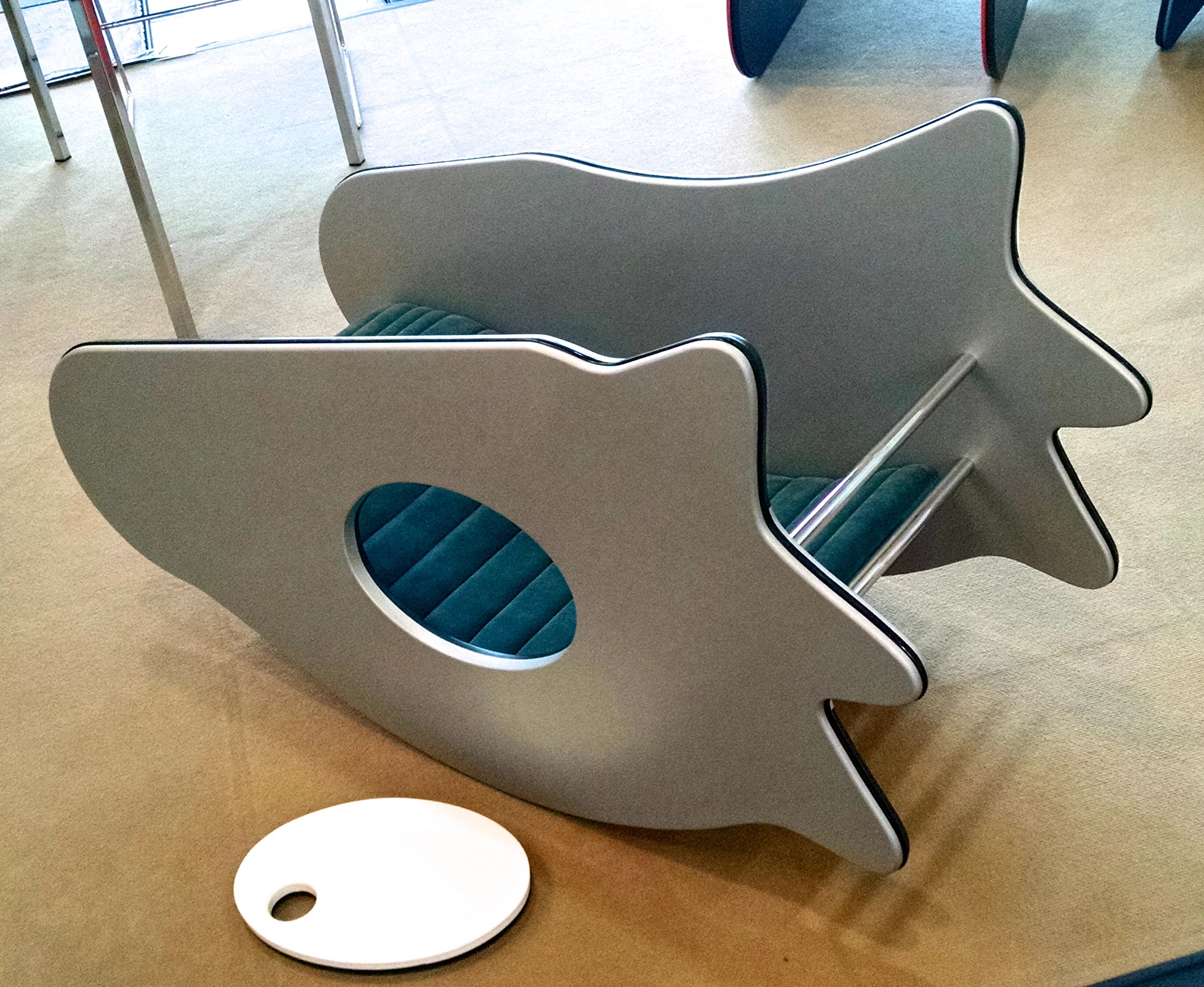 The Nadin Huber Carlinero is a table, a play cave, a rocker and a slide in one (Photo: C.C. Weiss/Gizmag)