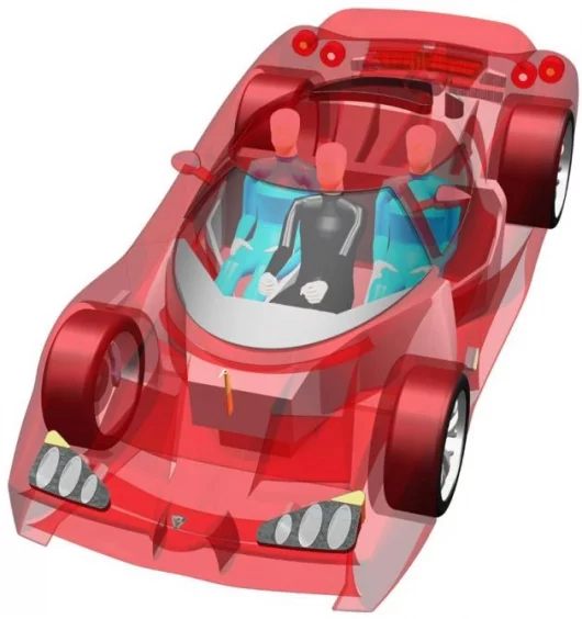 EOS features a 3-seater layout, with the driver positioned at the centreline for maximum control and the most engaging and rewarding driving experience. EOS is currently the only modern supercar to utilise this layout, following in the footsteps of the le