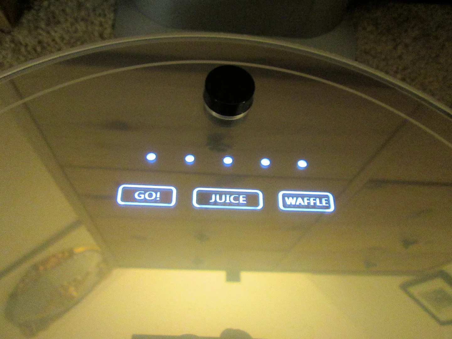 The bObi Pet showing its on-board control buttons
