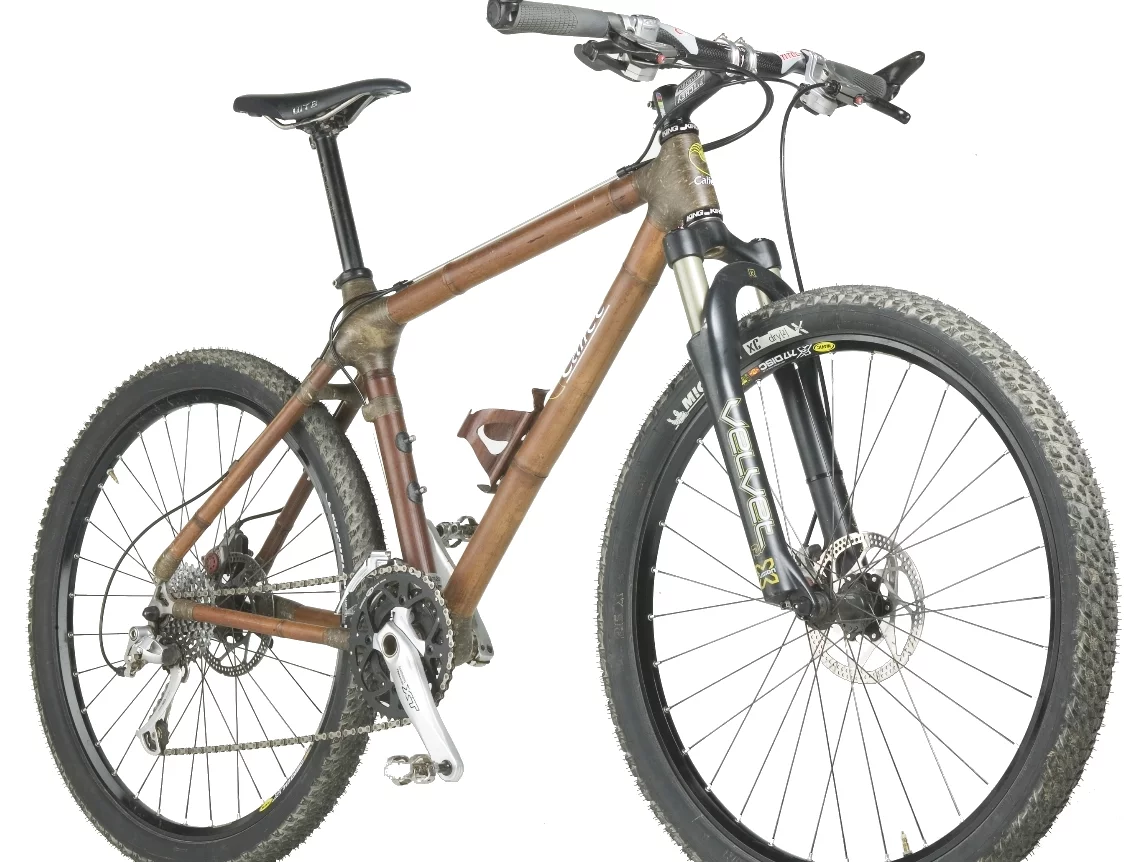 The Calfee Design Bamboo mountain bike