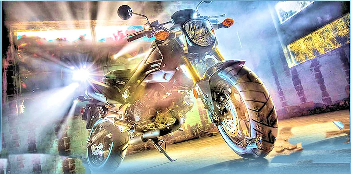 Artist sketch of Honda's Grom (Photo: Honda Powersports)