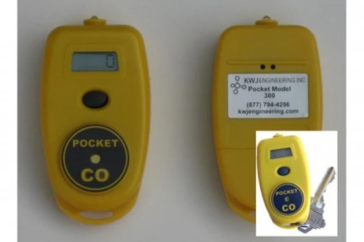 The Pocket CO can detect carbon monoxide at levels as low as one part per million