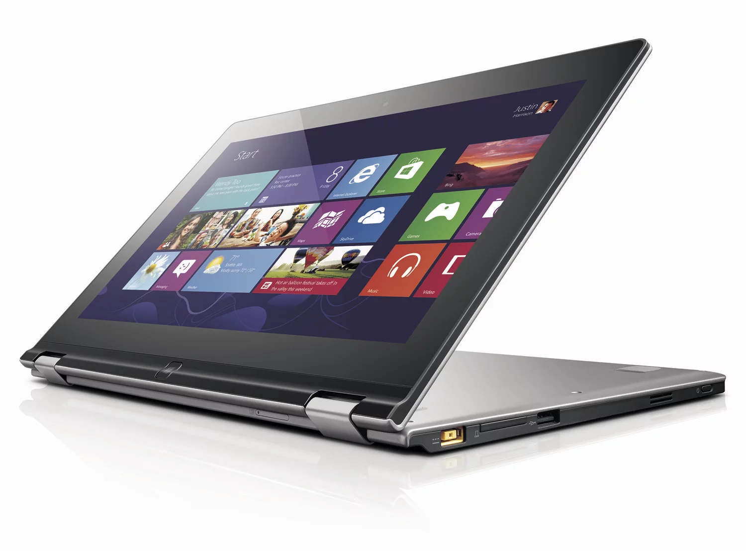Lenovo's YOGA convertible in stand mode