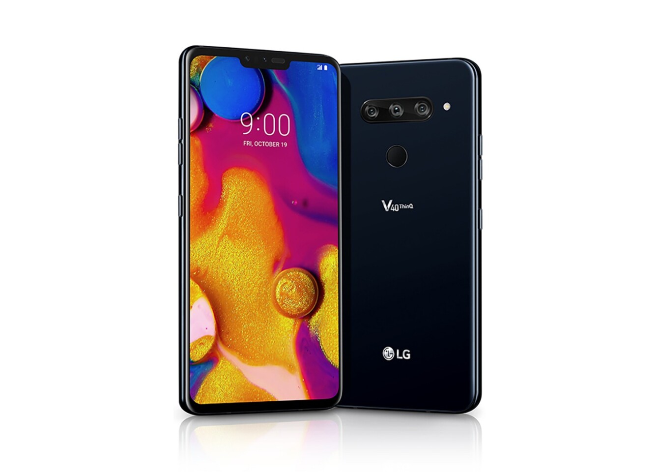 The LG V40 ThinQ has a triple-lens camera on the rear