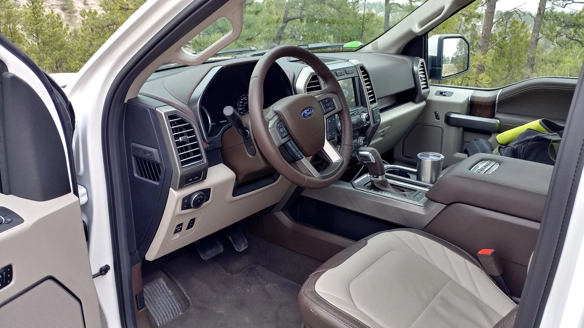 Seating in the 2019 Ford F-150 Limited is some of the best we’ve seen in a pickup truck