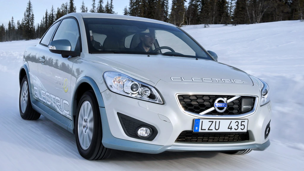 Volvo puts its C30 Electric through its paces in northern Sweden