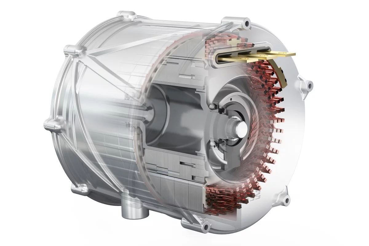 The Superior Continuous Torque (SCT) motor punches harder for longer, allowing EV designers to run smaller, lighter electric motors