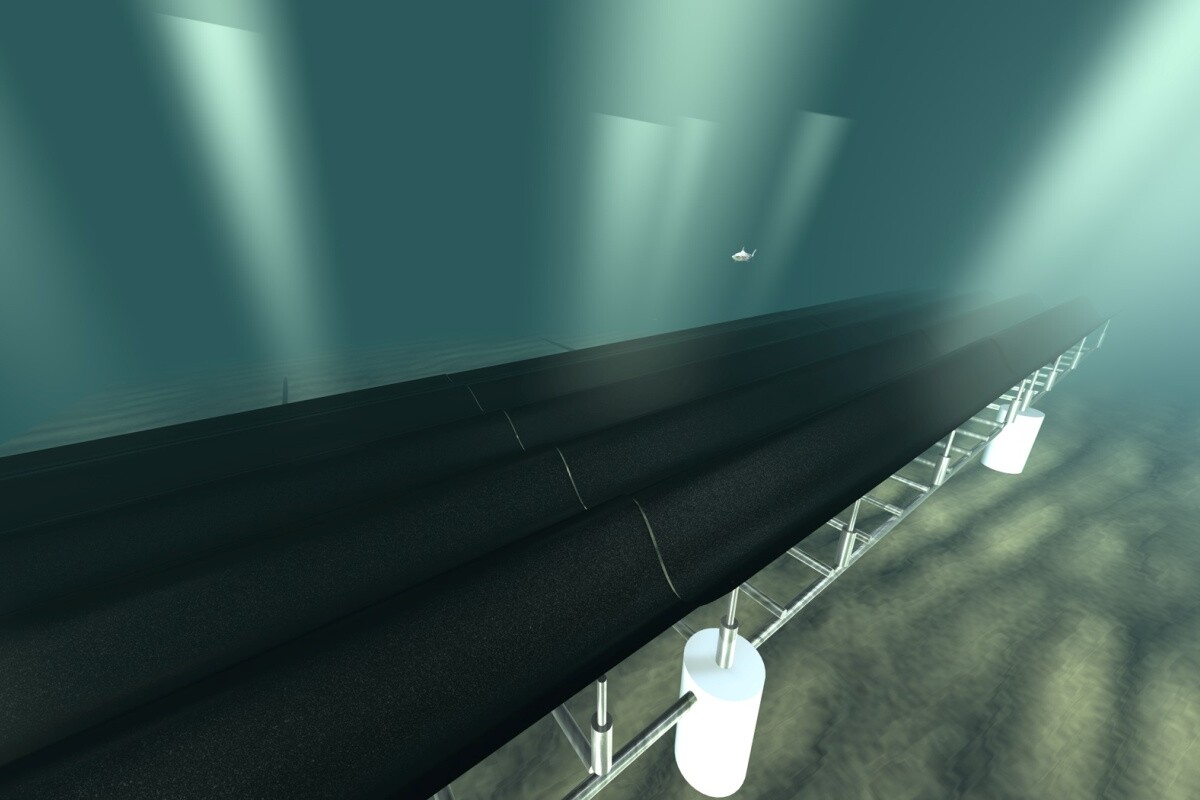 Seafloor carpet mimics muddy seabed to harness wave power