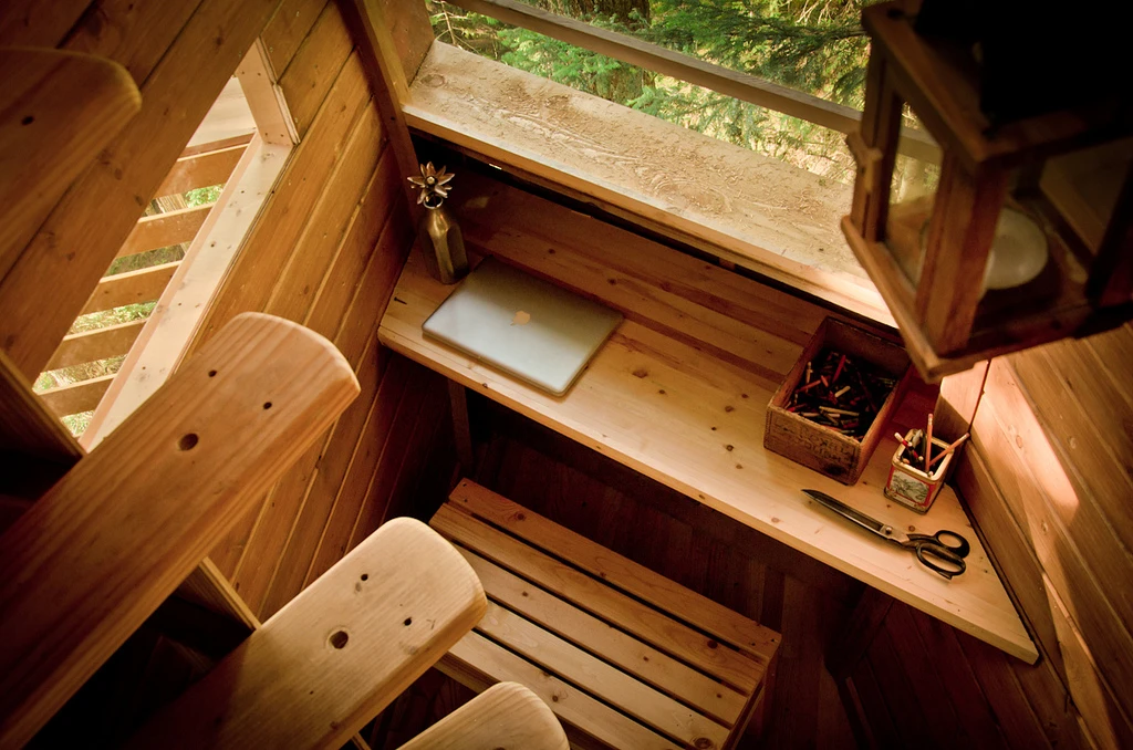 The HemLoft's workspace with a view (Photo: Heidi Hermanski)