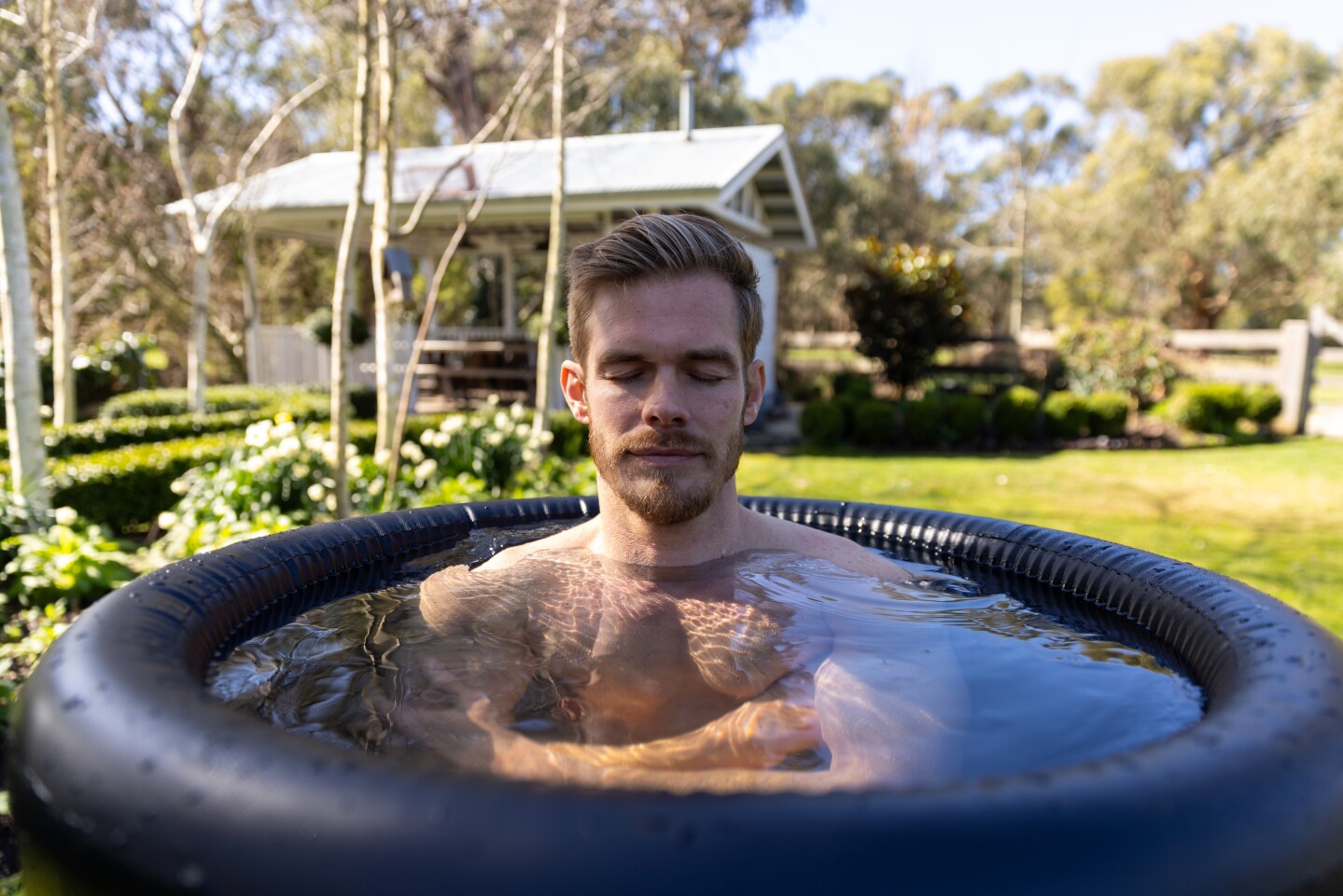 Cold-plunge baths may also build muscle resiliency, restore balance to the nervous system, and improve cognitive function and mood