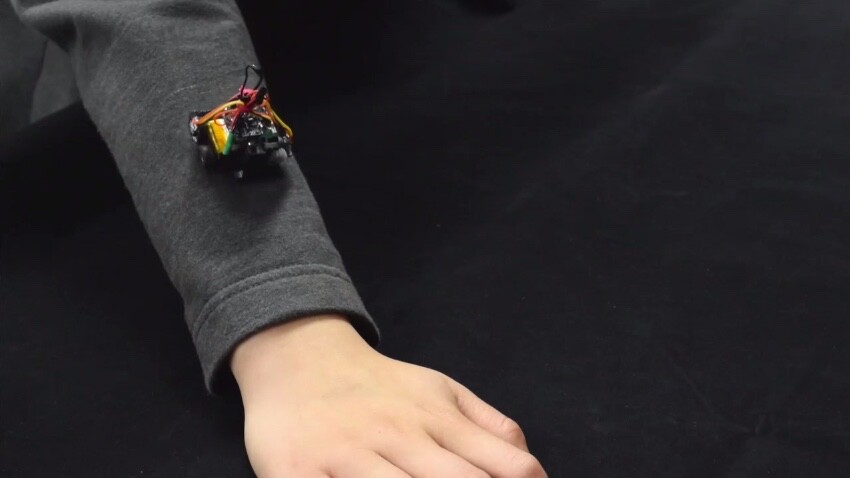 Each Rovable contains a battery, microcontroller, and a wireless communications module that lets it track the movements and locations of its fellow little robots