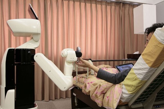 Toyota's Human Support Robot helps retrieve objects in your room when you can't get out of bed