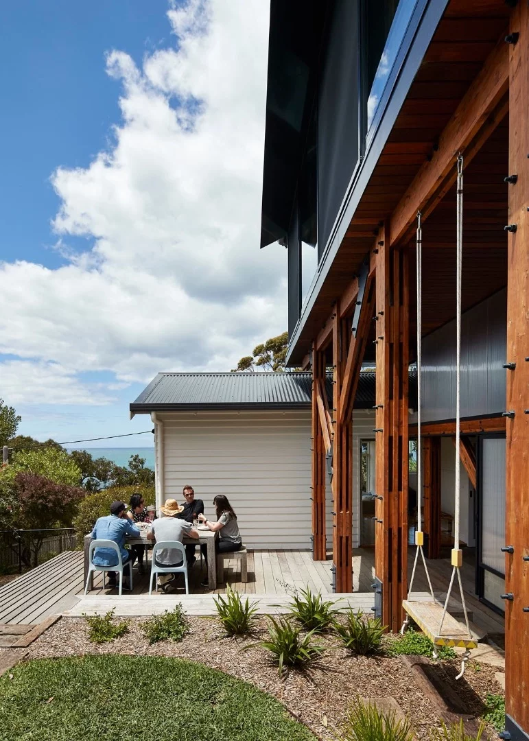 Dorman House's outdoor dining area